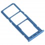 SIM Card מגש + כרטיס SIM מגש + מיקרו SD כרטיס מגש עבור A20 גלקסי A30 A50 (כחול)