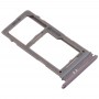 SIM Card מגש + מיקרו SD כרטיס מגש עבור גלקסי S10 + - S10 - S10e (שחור)