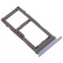 SIM Card מגש + מיקרו SD כרטיס מגש עבור גלקסי S10 + - S10 - S10e (כחול)