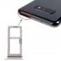SIM Card מגש + כרטיס SIM מגש - Micro SD כרטיס מגש עבור גלקסי S10 + - S10 - S10e (Rose Gold)