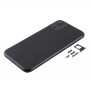 חזרה השיכון כיסוי עם SIM Card מגש ו מפתחות Side ו מצלמה עדשה עבור 11 iPhone (שחור)