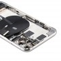 עצרת סוללת כריכה אחורית (עם מקשי Side ו לחצן Power + Volume Button Flex Cable ו Wireless טועה מודול ו Motor ו טעינת נמל ו Loud רמקול ו כרטיס מגש ו מצלמת עדשת כיסוי) עבור iPhone 11 Pro (כסף)