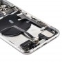 עצרת סוללת כריכה אחורית (עם מקשי Side ו לחצן Power + Volume Button Flex Cable ו Wireless טועה מודול ו Motor ו טעינת נמל ו Loud רמקול ו כרטיס מגש ו מצלמת עדשת כיסוי) עבור iPhone 11 Pro (כסף)