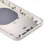 מסגרת מרובעת סוללה כריכה אחורית עם SIM Card מגש ו מפתחות Side עבור XR iPhone (לבן)