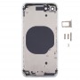 חזרה סוללת כיסוי עם מצלמת עדשת כיסוי ו SIM Card מגש ו מפתחות Side עבור iPhone SE 2020 (כסף)