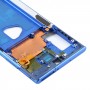 פלייט Bezel מסגרת התיכון עבור סמסונג גלקסי Note10 + 5G SM-N976F (כחול)