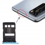SIM Card מגש + NM קארד מגש עבור P40 Huawei (כחול)