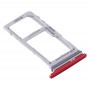 SIM Card מגש + כרטיס SIM מגש - Micro SD כרטיס מגש עבור סמסונג גלקסי S20 + - גלקסי S20 Ultra (אדום)