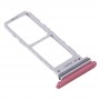 SIM Card מגש + כרטיס SIM מגש עבור סמסונג גלקסי Note10 (ורוד)