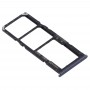 SIM Card מגש + כרטיס SIM מגש + מיקרו SD כרטיס מגש עבור סמסונג גלקסי A51 - A515 (שחור)