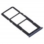 SIM Card מגש + כרטיס SIM מגש + מיקרו SD כרטיס מגש עבור סמסונג גלקסי A51 - A515 (שחור)