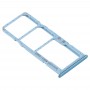 SIM Card מגש + כרטיס SIM מגש + מיקרו SD כרטיס מגש עבור סמסונג גלקסי A51 - A515 (כחול)