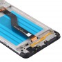 מסך LCD ו Digitizer מלא עצרת עם מסגרת עבור A20s גלקסי סמסונג (שחור)