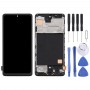 מסך TFT LCD חומר ו Digitizer מלא עצרת עם מסגרת עבור Samsung Galaxy A51 (שחורה)