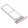 SIM Card מגש + כרטיס SIM מגש עבור סמסונג גלקסי Note20 (ורוד)