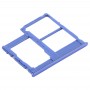 SIM Card מגש + כרטיס SIM מגש + מיקרו SD כרטיס מגש עבור סמסונג גלקסי A315 - A31 (כחול)