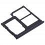 SIM Card מגש + כרטיס SIM מגש + מיקרו SD כרטיס מגש עבור סמסונג גלקסי A41 - A415 (שחור)