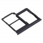 SIM Card מגש + כרטיס SIM מגש + מיקרו SD כרטיס מגש עבור סמסונג גלקסי A41 - A415 (שחור)