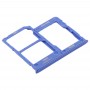 SIM Card מגש + כרטיס SIM מגש + מיקרו SD כרטיס מגש עבור סמסונג גלקסי A41 - A415 (כחול)