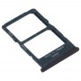 SIM Card מגש + NM קארד מגש עבור P40 Huawei לייט (שחור)