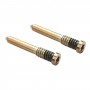 100 PCS טעינה ברגי נמל לאייפון 12 Pro (זהב)