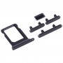 SIM Card מגש + סייד מפתחות עבור iPhone 12 מינים (שחורה)