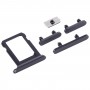 SIM Card מגש + סייד מפתחות עבור iPhone 12 מינים (שחורה)