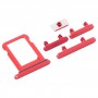SIM Card מגש + סייד מפתחות עבור iPhone 12 מינים (אדום)