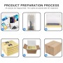 50 PCS OCA ברור אופטית דבק iPhone 12 מקס פרו