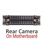 אחורי Back מצלמה FPC מחבר על לוח האם עבור iPhone X