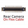 אחורי Back מצלמה FPC למחבר Flex כבל לאייפון X