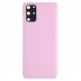 חזרה סוללת כיסוי עם מצלמת עדשת כיסוי עבור Samsung Galaxy S20 + (ורוד)