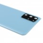 חזרה סוללת כיסוי עם מצלמת עדשת כיסוי עבור Samsung Galaxy S20 + (כחולה)
