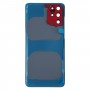 חזרה סוללת כיסוי עם מצלמת עדשת כיסוי עבור Samsung Galaxy S20 + (אדום)