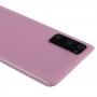 חזרה סוללת כיסוי עם מצלמת עדשת כיסוי עבור Samsung Galaxy S20 (ורוד)