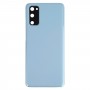 חזרה סוללת כיסוי עם מצלמת עדשת כיסוי עבור Samsung Galaxy S20 (כחולה)