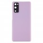 חזרה סוללת כיסוי עם מצלמת עדשת כיסוי עבור Samsung Galaxy S20 FE (סגולה)