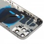 סוללת כריכה אחורית (עם מקשי Side ו כרטיס מגש ו Power + Volume Flex Cable ו Wireless טועה מודול) עבור iPhone 12 Pro (שחור)
