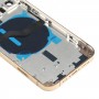 סוללת כריכה אחורית (עם מקשי Side ו כרטיס מגש ו Power + Volume Flex Cable ו Wireless טועה מודול) עבור iPhone 12 Pro (זהב)