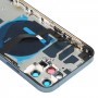 סוללה כריכה אחורית (עם מקשים Side ו כרטיס מגש ו Power + Volume Flex Cable ו Wireless טעינה מודול) עבור iPhone 12 Pro (כחול)
