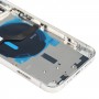 סוללת כריכה אחורית (עם מקשי Side ו כרטיס מגש ו Power + Volume Flex Cable ו Wireless טועה מודול) עבור iPhone 12 Pro (לבן)