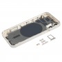 חזרה השיכון כיסוי עם SIM Card מגש ו סייד מפתחות ו מצלמה עדשה למיני 12 iPhone (לבן)