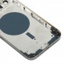 חזרה השיכון כיסוי עם SIM Card מגש ו מפתחות Side ו מצלמה עדשה עבור iPhone 12 Pro מקס (שחור)