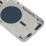 חזרה שיכון כיסוי עם SIM Card מגש ו מפתחות Side ו מצלמת עדשה עבור iPhone 12 Pro מקס (לבנה)