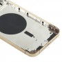 חזרה שיכון כיסוי עם SIM Card מגש ו מפתחות Side ו מצלמת עדשה עבור 12 iPhone Pro מקס (זהב)