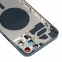 חזרה השיכון כיסוי עם SIM Card מגש ו מפתחות Side ו מצלמה עדשה עבור iPhone 12 Pro מקס (כחול)
