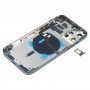 סוללת כריכה אחורית (עם מקשי Side ו כרטיס מגש ו Power + Volume Flex Cable ו Wireless טועה מודול) עבור iPhone 12 מקס Pro (כחול)