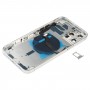 סוללת כריכה אחורית (עם מקשי Side ו כרטיס מגש ו Power + Volume Flex Cable ו Wireless טועה מודול) עבור iPhone 12 מקס פרו (לבן)