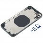חזרה השיכון כיסוי עם מראה חיקוי של iP12 עבור iPhone X (כחול)