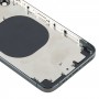 חזרה השיכון כיסוי עם מראה חיקוי של iP12 עבור iPhone X (כחול)
